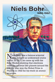 Niels Bohr - Nobel Prize-Winning Physicist - Biography Poster 18" x 12"