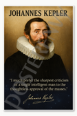 Johannes Kepler Famous Astronomer 17th century German astronomer mathematician astrologer natural philosopher writer Poster - 18 inch x 12 inch