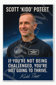Scott Kidd Poteet American Astronaut Pilot SpaceX Polaris Dawn Crew Dragon Space Poster - 18 inch x 12 inch