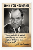 John von Neumann Hungarian American mathematician physicist computer scientist engineer Princeton atomic bomb Poster - 18 inch x 12 inch