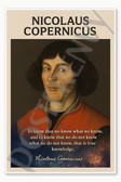 Nicolaus Copernicus Famous Astronomer Renaissance polymath model of universe Sun at center Poster - 18 inch x 12 inch