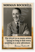 Norman Rockwell American painter illustrator Saturday Evening Post Poster - 18 inch x 12 inch