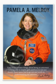 Pamela A Melroy Famous Woman Female American NASA Astronaut Space Inspirational Hero Poster - 18 inch x 12 inch
