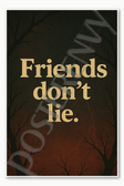 Friends don't lie - Stranger Things 1 Poster - 18 inch x 12 inch