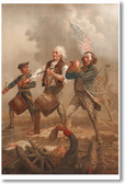 Yankee Doodle - Revolutionary War Fife & Drum - Spirit of '76 - Colonial America New Vintage Poster (vi017)