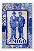 amigo - friend Poster - 18 inch x 12 inch
