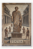 Statue Poster - 18 inch x 12 inch