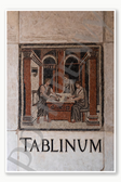 study tablinum Poster - 18 inch x 12 inch