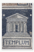 temple Poster - 18 inch x 12 inch