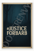 Stranger Things - #JusticeForBarb Poster - 18 inch x 12 inch