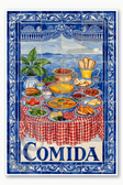 food comida Poster - 18 inch x 12 inch