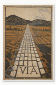 Via - ROad Poster - 18 inch x 12 inch