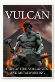 Vulcan God of fire volcanoes metalworking and the forge Poster - 18 inch x 12 inch