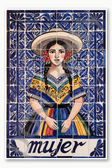 woman mujer Poster - 18 inch x 12 inch