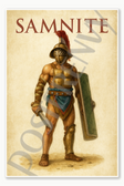 Samnite - Roman Gladiator 2 Poster - 18 inch x 12 inch