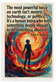 Peter H. Diamandis 'Most Powerful Force on Earth' Inspirational 12x18 US Made Poster