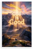 God Is Good Inspirational 12x18 US Made Poster
