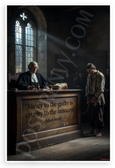 Adam Smith "Mercy to the Guilty is Cruelty to the Innocent" Inspirational 12x18 US Made Poster
