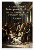 Julius Caesar Betrayal Trust Quote Inspirational 12x18 US Made Poster