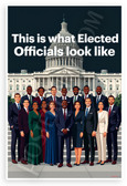 This is What Elected Officials Look Like Diverse Group Capitol 12x18 US Made Poster