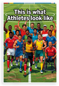 This is What Athletes Look Like Diverse Sports Inspirational 12x18 US Made Poster