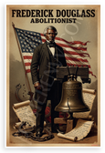 Frederick Douglass Abolitionist Liberty Bell Vintage 12x18 US Made Poster