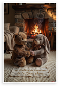 To Believe in Someone is to Love Them Teddy Bear Bunny Quote Inspirational 12x18 US Made Poster