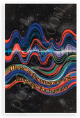 Music is the Programming Language for Humans Abstract 12x18 US Made Poster