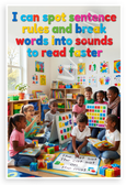 "I Can Spot Sentence Rules" Reading Empowerment Classroom 12x18 US Made Poster