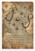 Thomas Sowell 'Reparations for Slavery' Barbary Pirates Map 12x18 US Made Poster