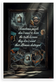 Sometimes People Don't Want to Hear Truth Illusions Destroyed Surreal 12x18 US Made Poster