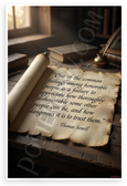 Thomas Sowell "One of the Common Failings" Inspirational 12x18 US Made Poster