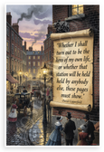 Charles Dickens 'Whether I Shall Turn Out to be the Hero of My Own Life' David Copperfield 12x18 US Made Poster