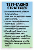 Test-Taking Strategies Educational 12x18 US Made Poster