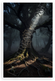 "When a Well-Packaged Web of Lies... Truth Will Seem Preposterous" Symbolic Tree 12"x18" US Made Poster