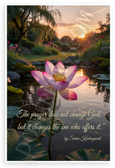 Søren Kierkegaard "Prayer Does Not Change God" Inspirational 12x18 US Made Poster