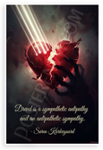Søren Kierkegaard "Dread Sympathetic Antipathy" Philosophical 12x18 US Made Poster