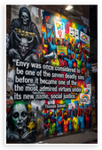 Thomas Sowell "Envy Social Justice Quote" Street Art 12x18 US Made Poster