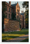 George Orwell 'What Sickens Me About Left-Wing People' University Campus 12x18 US Made Poster