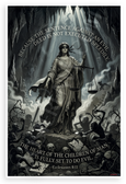 Ecclesiastes 8:11 'Heart Fully Set to Do Evil' Lady Justice Dark Art 12x18 US Made Poster