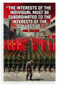 Mao Zedong "Interests of Individual Subordinated to Collective" Historical 12x18 US Made Poster