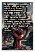 Vladimir Lenin "Class Struggle Violence" Revolutionary 12x18 US Made Poster