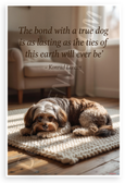 Konrad Lorenz "The Bond with a True Dog" Inspirational 12"x18" US Made Poster