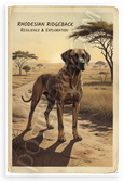 Rhodesian Ridgeback Resilience & Exploration Vintage 12x18 US Made Poster