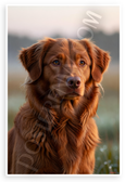 Nova Scotia Duck Tolling Retriever Portrait Wildlife 12x18 US Made Poster