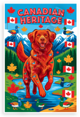Nova Scotia Duck Tolling Retriever Canadian Heritage 12x18 US Made Poster