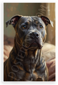 American Staffordshire Terrier Elegant Portrait 12x18 US Made Poster