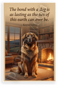 Konrad Lorenz "The Bond with a Dog Is as Lasting" Inspirational 12x18 US Made Poster