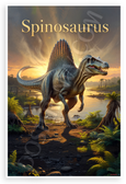 Spinosaurus Ernst Stromer 'The Spinosaurus Reveals Aquatic Secrets' Educational 12x18 US Made Poster