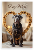 Dog Mom Cane Corso in Bone Treat Heart Frame 12x18 US Made Poster